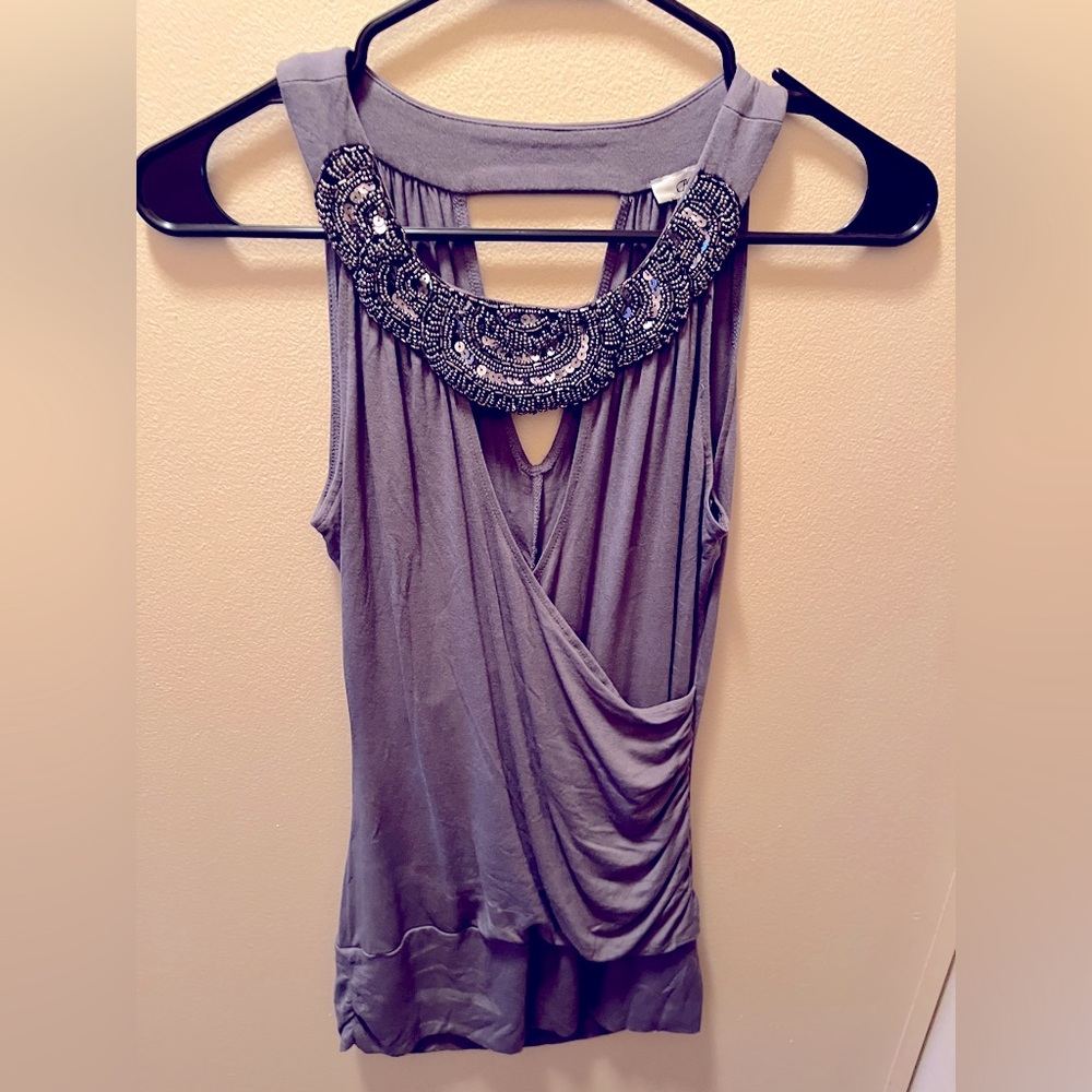 Night out on the town dress tank top Cache Brand